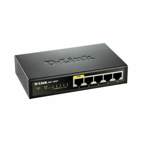 Skrivbords omkopplare D-Link DES-1005P/E