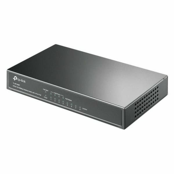 Skrivbords omkopplare TP-Link TL-SF1008P RJ45 PoE 1.6 Gbps Svart