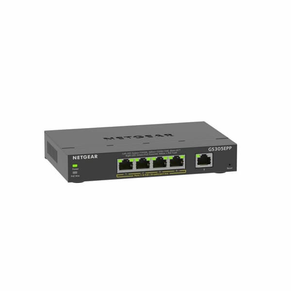 Switch Netgear GS305EPP-100PES RJ-45 Svart