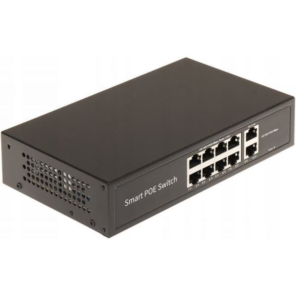 Switch - hub ethernet - injektor Delta SWITCH POE GTX-C1-10-8G2G/X 8 PORTAR