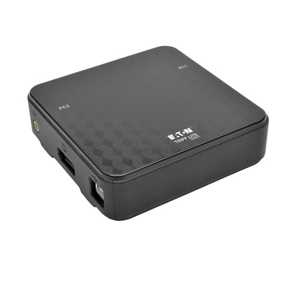 EATON 2-port DisplayPort KVM Switch 4K 60 Hz B004-DP2UA2-K musta