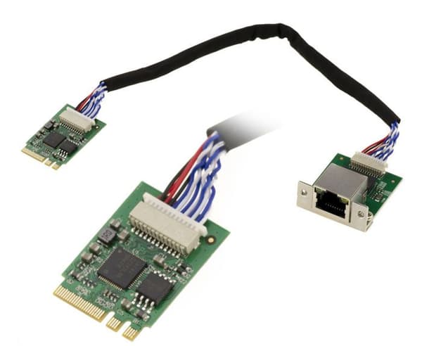 M2 E A Key 2,5 Gigabit RJ45 LAN ETHERNET 10 100 1000 1G 2,5G Intel I226 SRKTV-kort