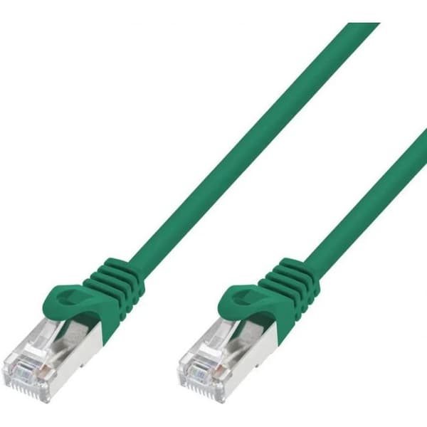 Extralink Cat.7 S/FTP 1 m 20G Vert | LAN-kabel | Nätverkskabel av koppar i tvinnade par