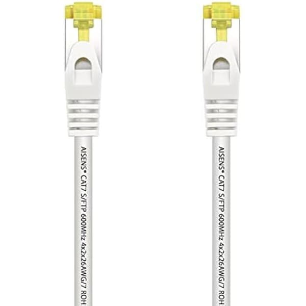 Nätverkskabel - AISENS - Cat.7 - 600 MHz - S/FTP - 1 m - RJ45 100% koppar
