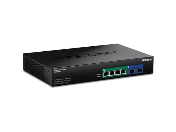 TRENDnet TPE-BG5062 Switch 240W 2.5G GaN Power PoE++ mit 10G SFP+ Port - Switch - 6-Port (TPE-BG5062)