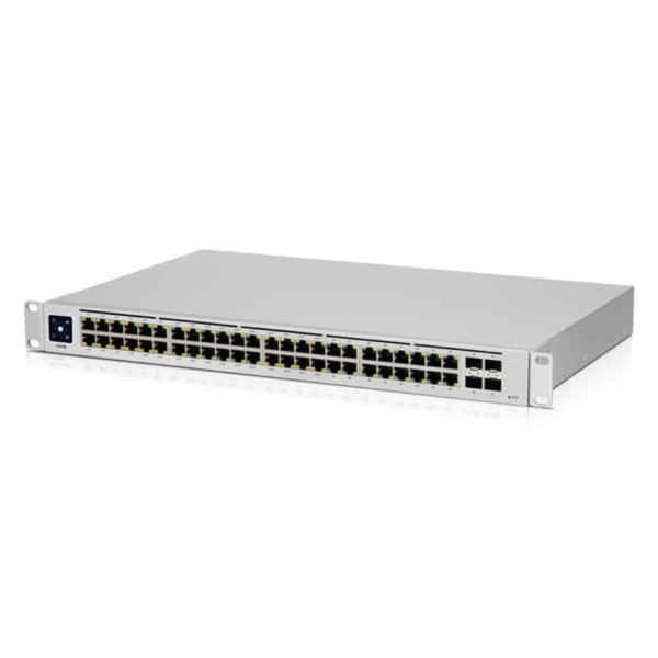 Svitsj UBIQUITI USW-48-POE Rustfritt stål