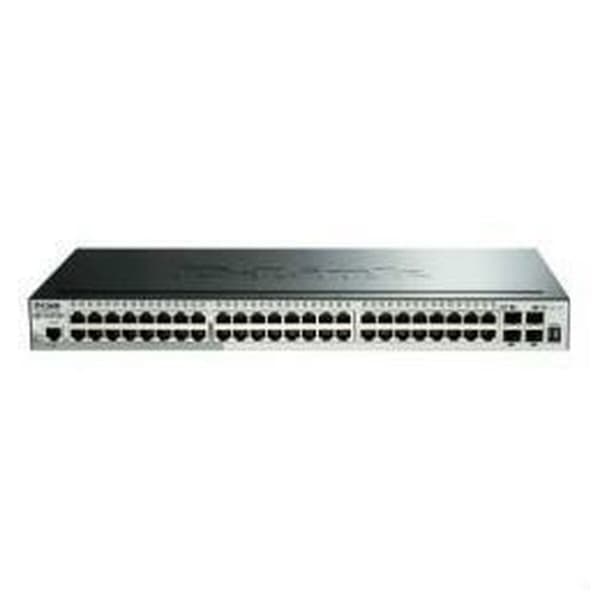 Switch til netværket med kontaktskab D-Link DGS-1510 Sort