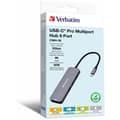 Miniatyrbild 1 av 4: USB-C-hubb - Verbatim - CMH-08 - 2x HDMI - 3x USB-A - 1x USB-C