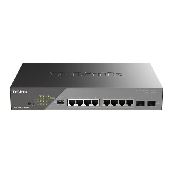 Kytkin D-Link DSS-200G-10MP/E