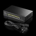 Miniatyrbild 4 av 4: Cudy GS1008PS2 Switch med 8 portar Gigabit PoE, icke-hanterad svart, rackmonterbar