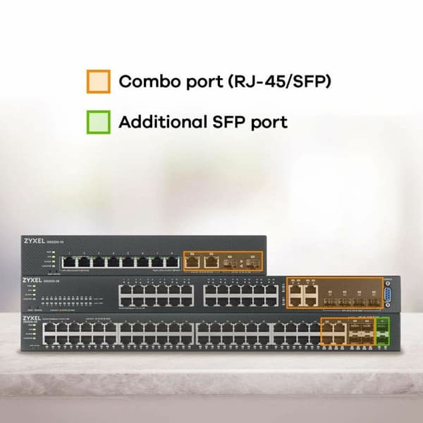 Switch ZyXEL GS2220-50-EU0101F 100 Gbps Sort