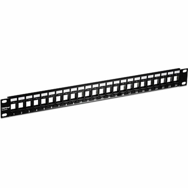 24-port UTP kategori 5e Patch Panel Trendnet TC-KP24 Sort