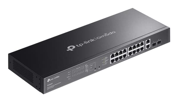 TP-Link Omada ES220GMP nätverksswitch Administrerad L2 Gigabit Ethernet (10/100/1000) Power over Ethernet (PoE) Svart