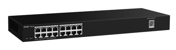 Ruijie Networks RG-ES200 Administreret L2 Gigabit Ethernet (10/100/1000) Desktop/Vægmontering Sort