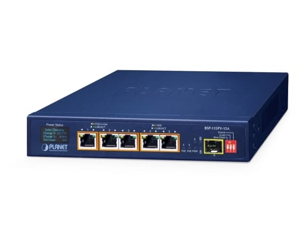 PLANET BSP-115PV-15A, Ohanterad, Gigabit Ethernet (10/100/1000), Strömförsörjning via Ethernet (PoE) stöd, Monteringsbar på väggen