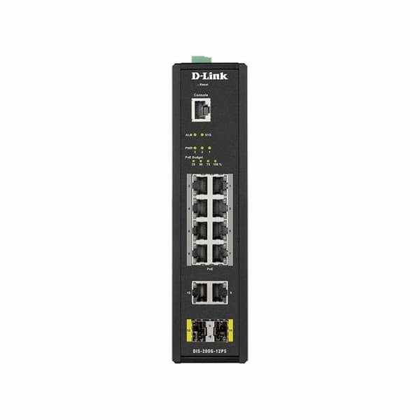 Switch D-Link DIS-200G-12PS Sort