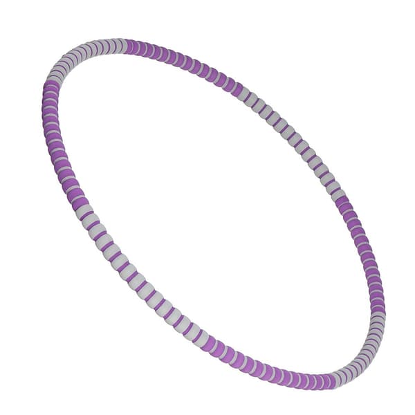 Fitness dækbøjle Ø88cm 1,2kg mavetræner skum fitnessring 8 dele