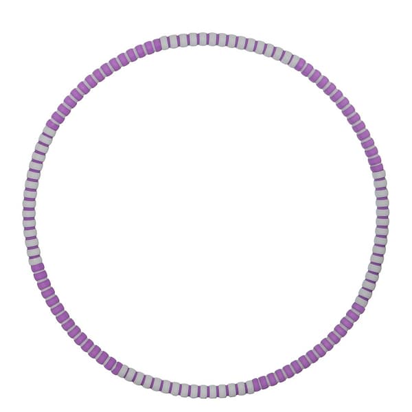 Fitness dækbøjle Ø88cm 1,2kg mavetræner skum fitnessring 8 dele