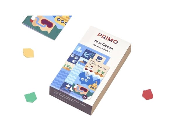 Primo Toys MINT Robotics Udvidelsessæt Cubetto MINT Coding Eventyrpakke Det blå ocean