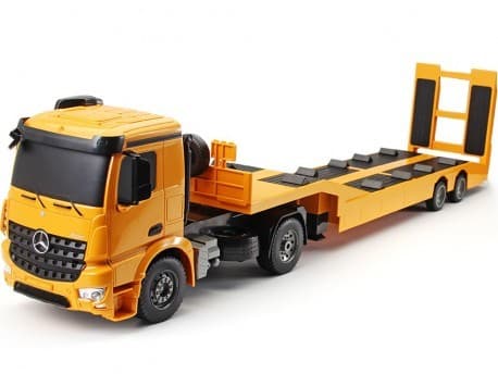Mercedes-Benz Arocs radio car with E562 100% RTR 2.4GHz Double Eagle lowbed trailer