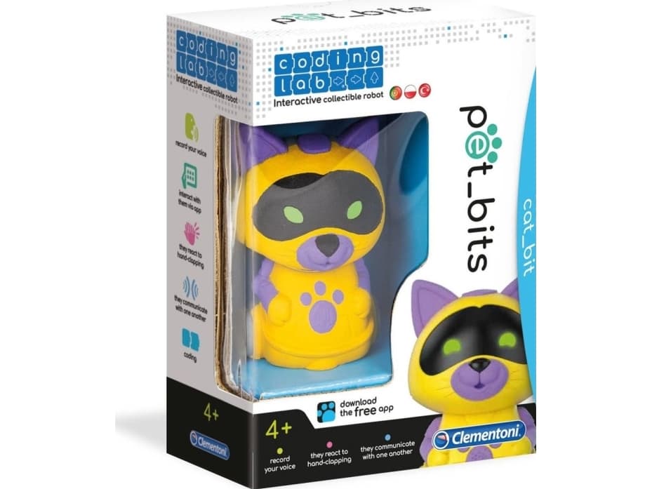 Clementoni Robot Coding Lab Pet-Bits Kotek-50127