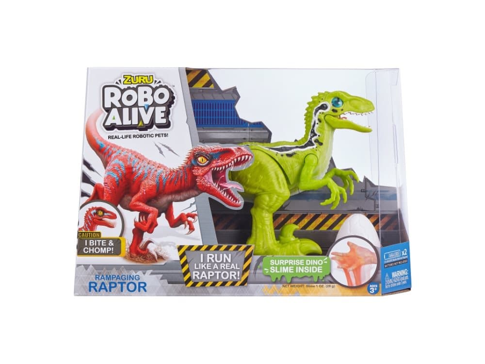Robo Alive Dino Raptor - 1 stk/1 pcs - assorteret/assorted