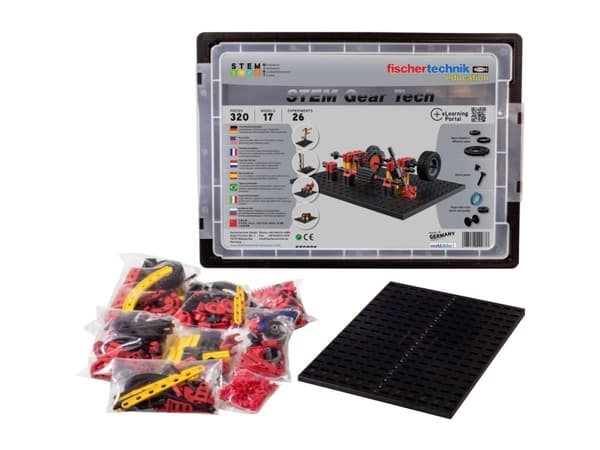 fischertechnik education STEM Gear Tech MINT Kits Byggesæt STEM Gear Tech 2-4 elever