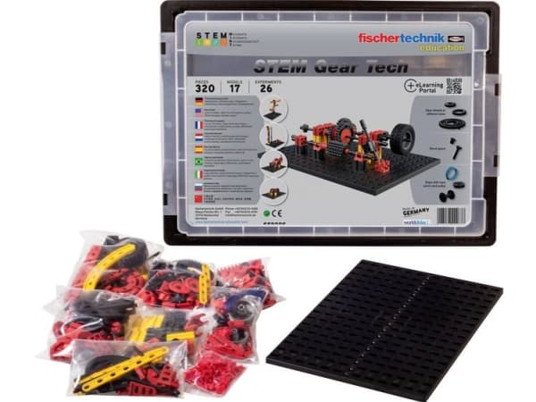 fischertechnik education STEM Gear Tech MINT Kits Byggesæt STEM Gear Tech 2-4 elever