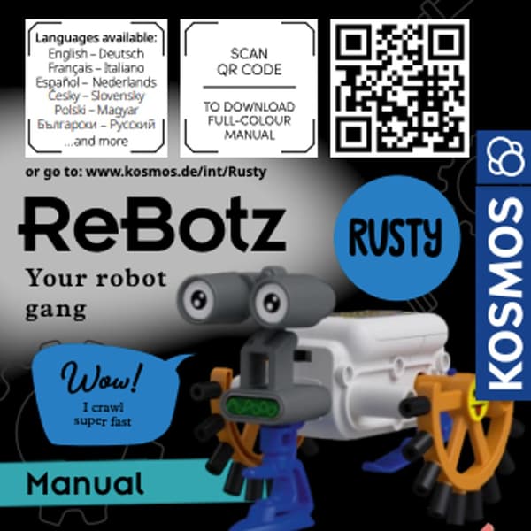 ReBotz Rusty the Crawling Robot Kosmos
