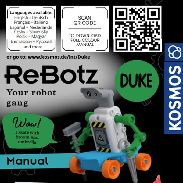 ReBotz Duke the Skating Robot Kosmos