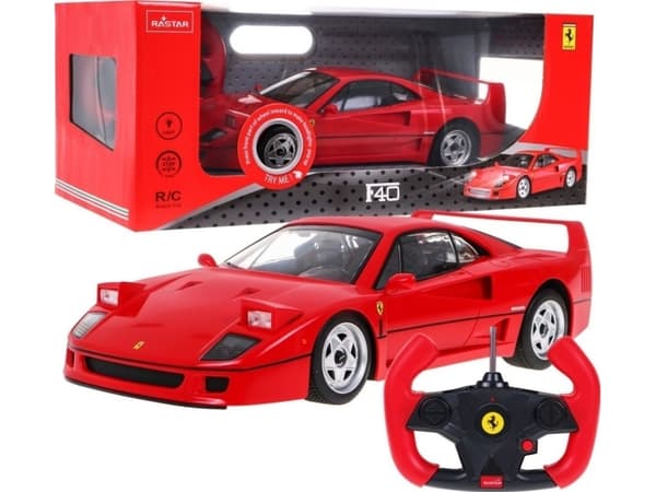 Rastar Auto Ferrari F40 Zdalnie Sterowany R/C 1:14 Czerwony 27 Mhz