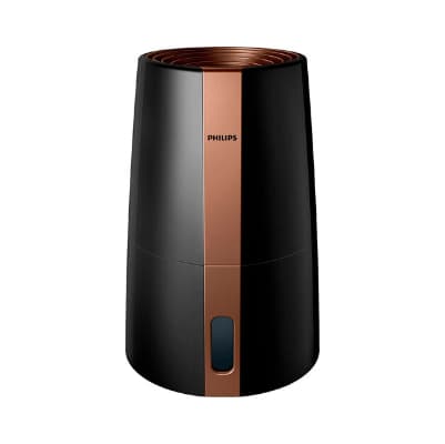 Philips Air Humidifier HU3918/10 3000 series, HR:300 mln/h Sort, Guld