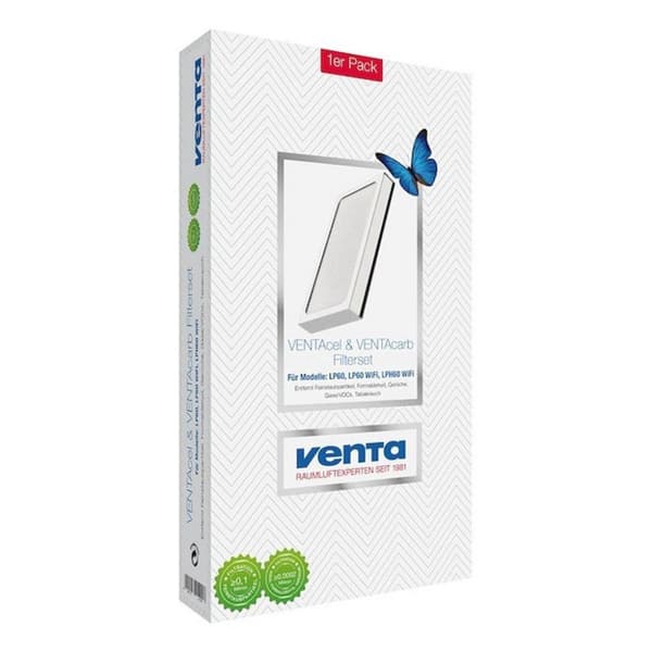 Venta VENTAcel suodatin + VENTAcarb suodatin
