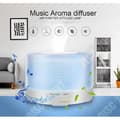 Miniatyrbild 2 av 4: TD® Wooden Grain Aromatherapy Machine 500ml Stor Kapacitet Färgrik Belysning Bluetooth Luftfuktare