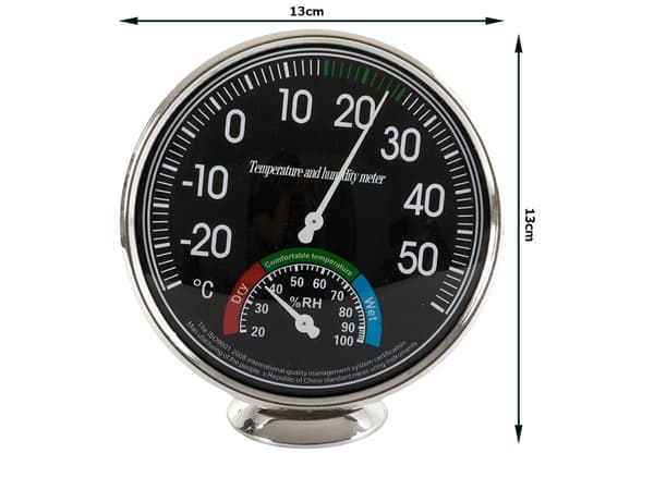 Hygrometer & Termometer - Mäter luftfuktighet & temperatur