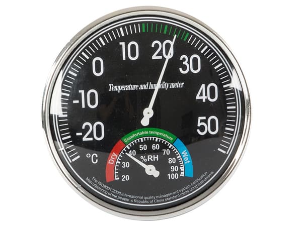 Hygrometer & Termometer - Mäter luftfuktighet & temperatur