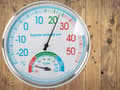 Miniatyrbillede 5 af 10: Hygrometer & Termometer - Mäter luftfuktighet & temperatur