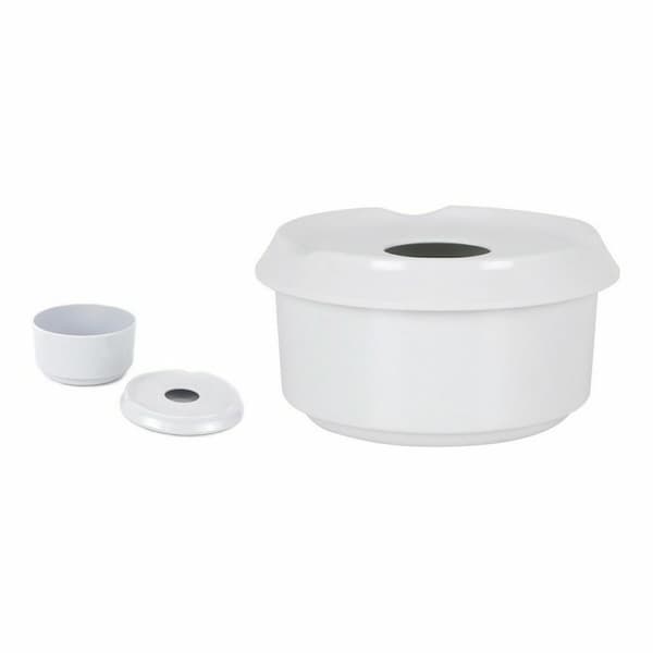 Askfat Privilege Vit (18 antal) (11 cm)