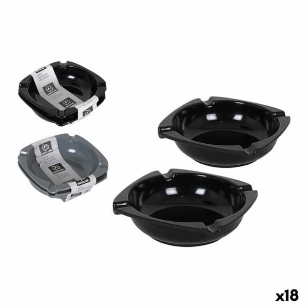 Tuhka-astia Privilege Melamiini 10 x 10 x 3 cm (2 Kappaletta) (18 osaa) (10 cm)(2 pcs)