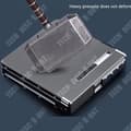 Miniatyrbild 3 av 4: TD® 20 st aluminiumlegering automatisk cigarettlåda USB uppladdningsbar tändare automatisk cigarettlåda