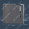 Miniatyrbild 4 av 4: TD® 20 st aluminiumlegering automatisk cigarettlåda USB uppladdningsbar tändare automatisk cigarettlåda