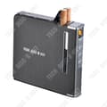 Miniatyrbild 1 av 4: TD® 20 st aluminiumlegering automatisk cigarettlåda USB uppladdningsbar tändare automatisk cigarettlåda