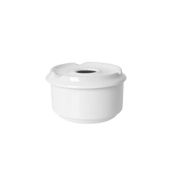 Askfat Vit 11 x 11 x 7 cm Hotell- och restaurangbranschen (48 antal)
