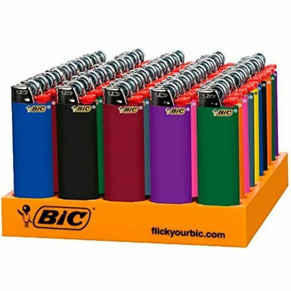 Lighter Bic Flerfarget 50 Deler 50 enheter