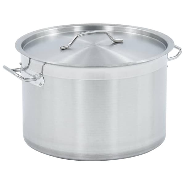 vidaXL gryde 24 l 36x24 cm rustfrit stål