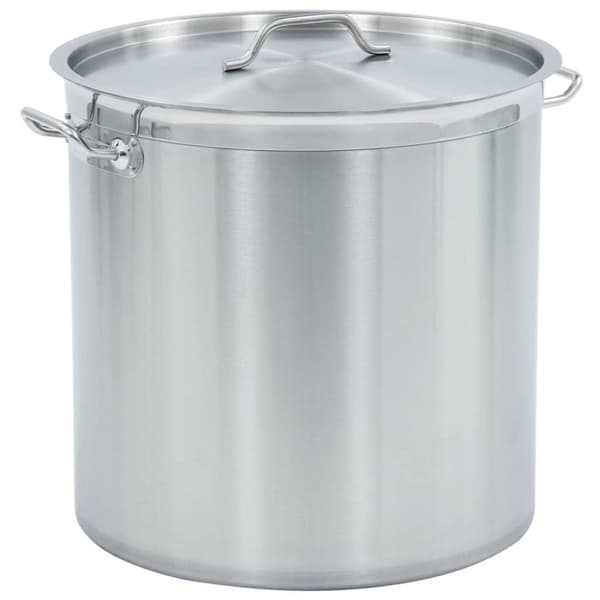 vidaXL Gryte 71 L 45x45 cm rustfritt stål