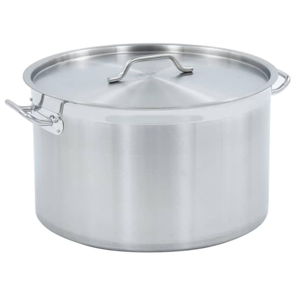 vidaXL Gryta 58 L 50x30 cm rostfritt stål
