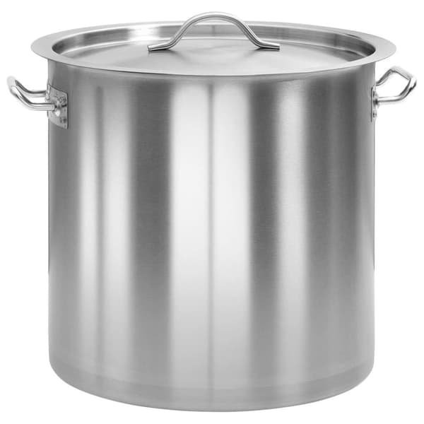 vidaXL Gryte 35 L 36x36 cm rustfritt stål
