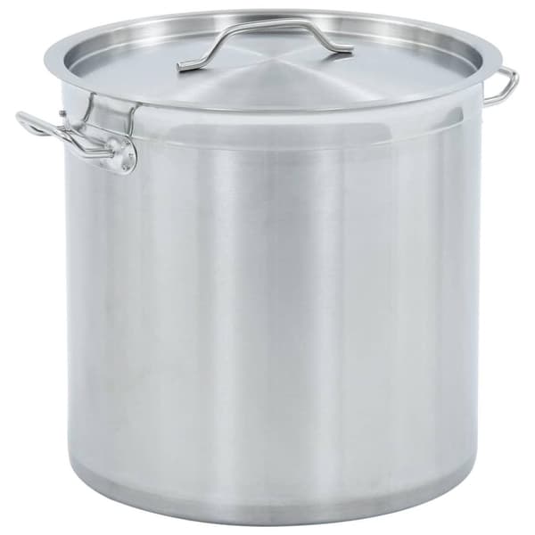 vidaXL Kastrull 35 L 36x36 cm rostfritt stål