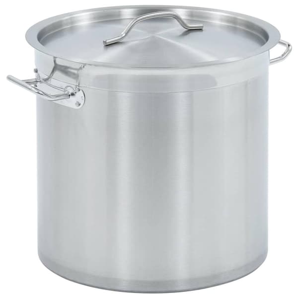 vidaXL suppegryde 26 l 32x32 cm rustfrit stål